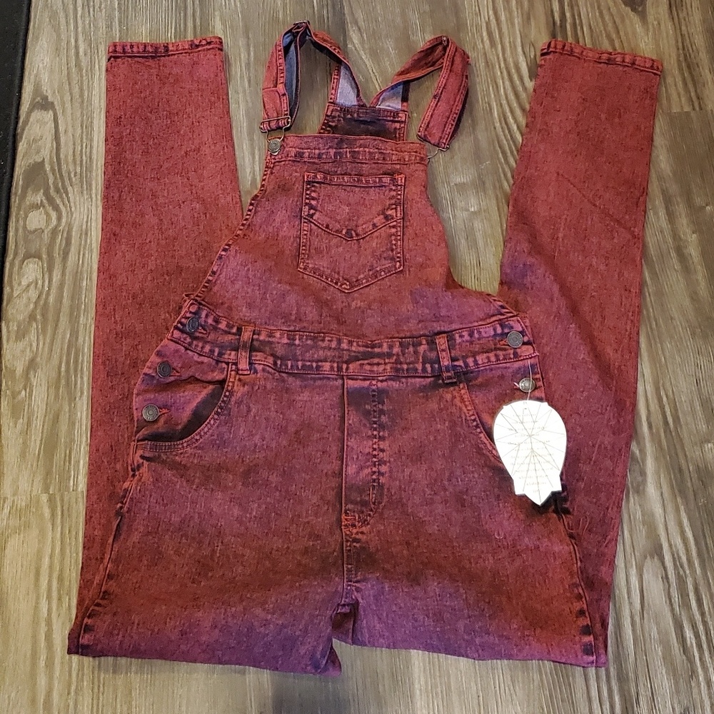 Red & Black Rustic Jumper